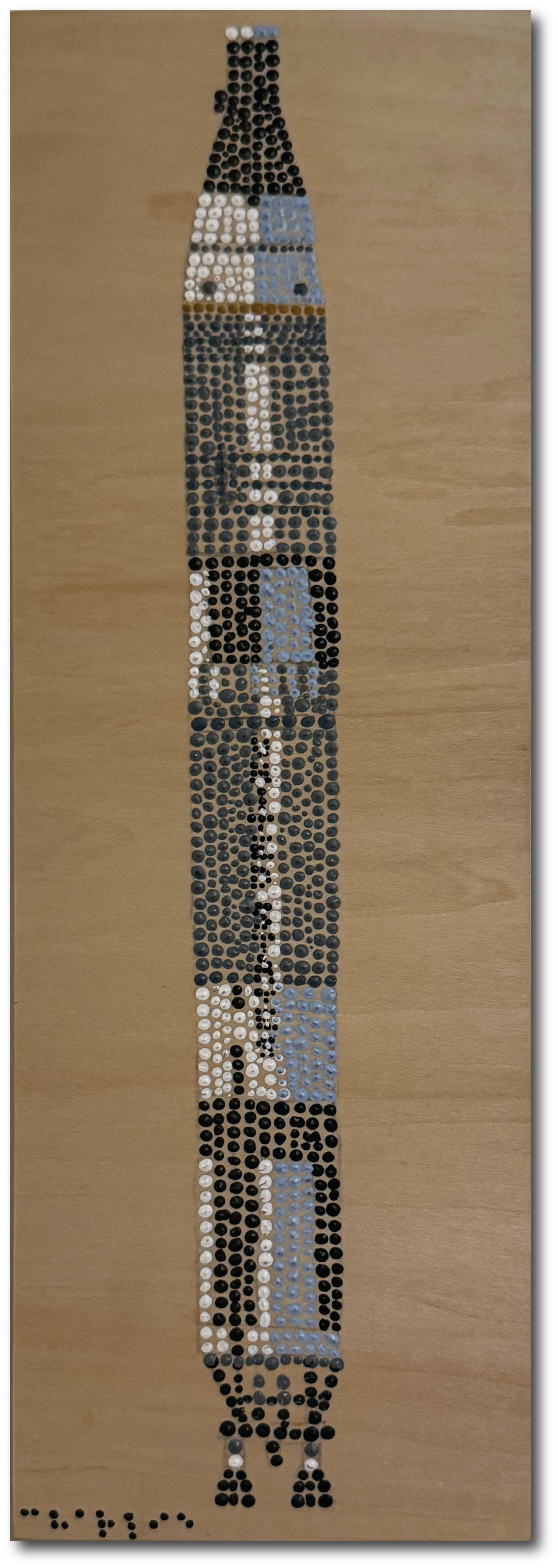 Titan | 4" x 12" | Acrylic on Birch Panel | 2026