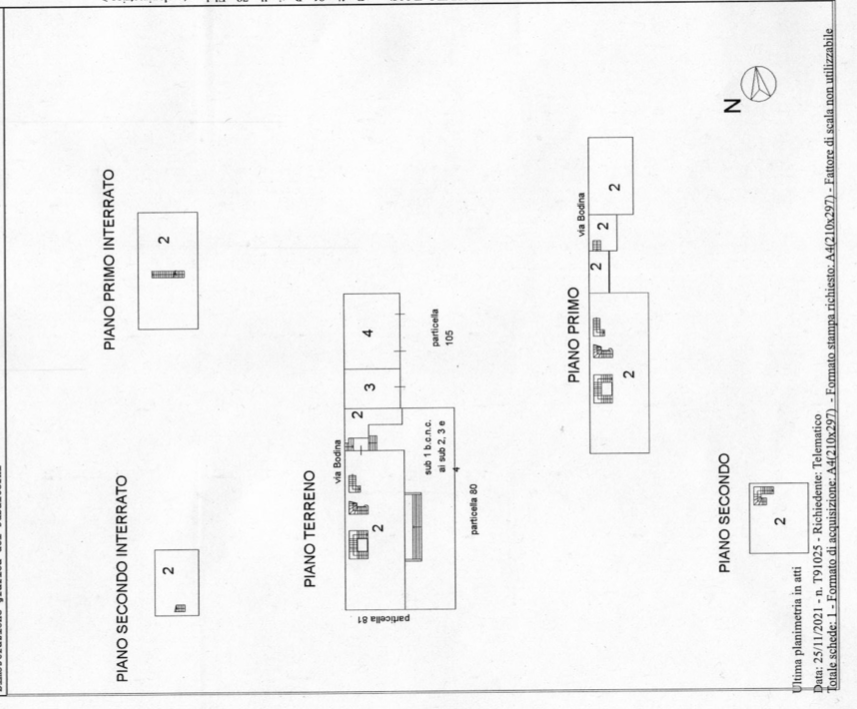 Villa Camoletto - Floor Plans