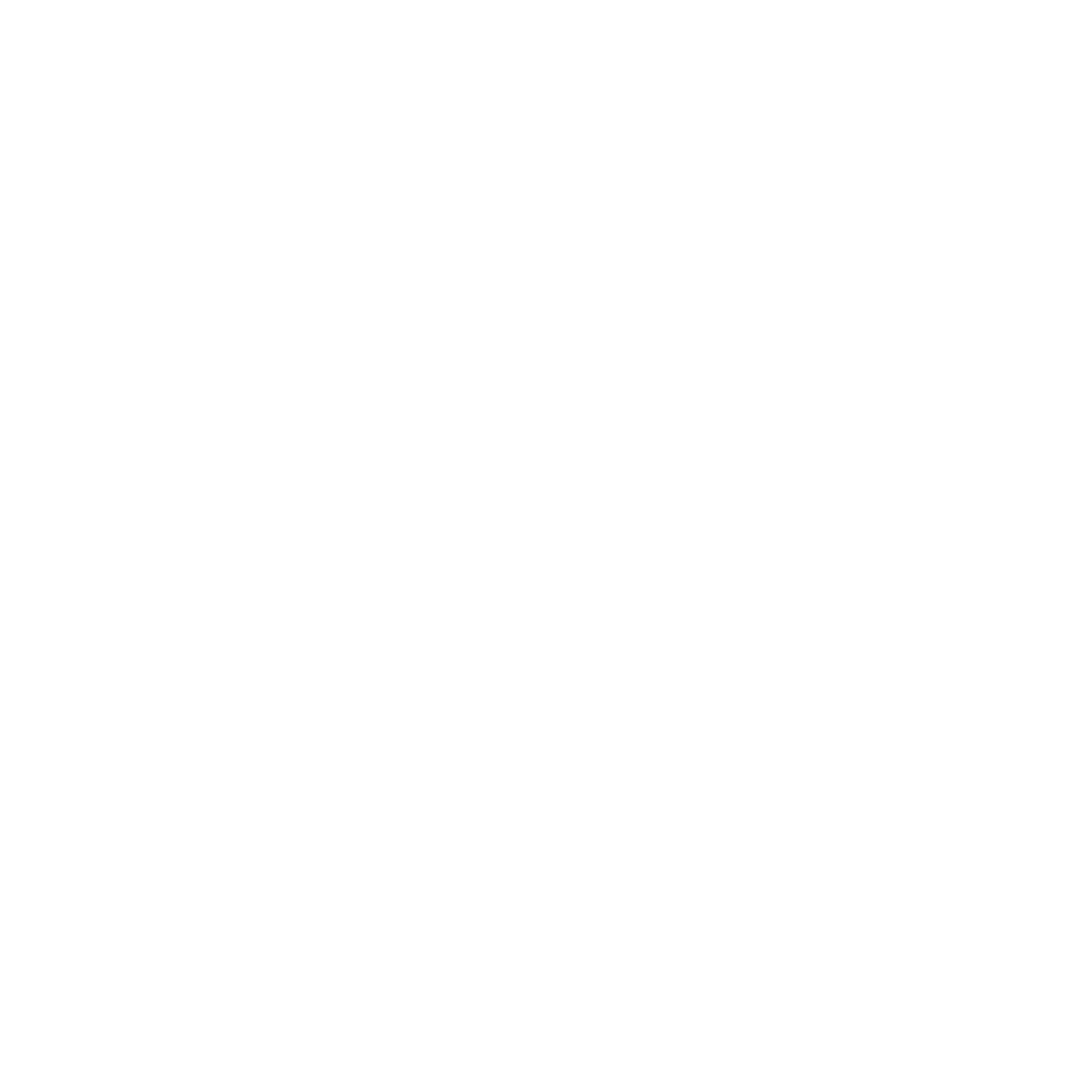 Black paw print with white paw pads.