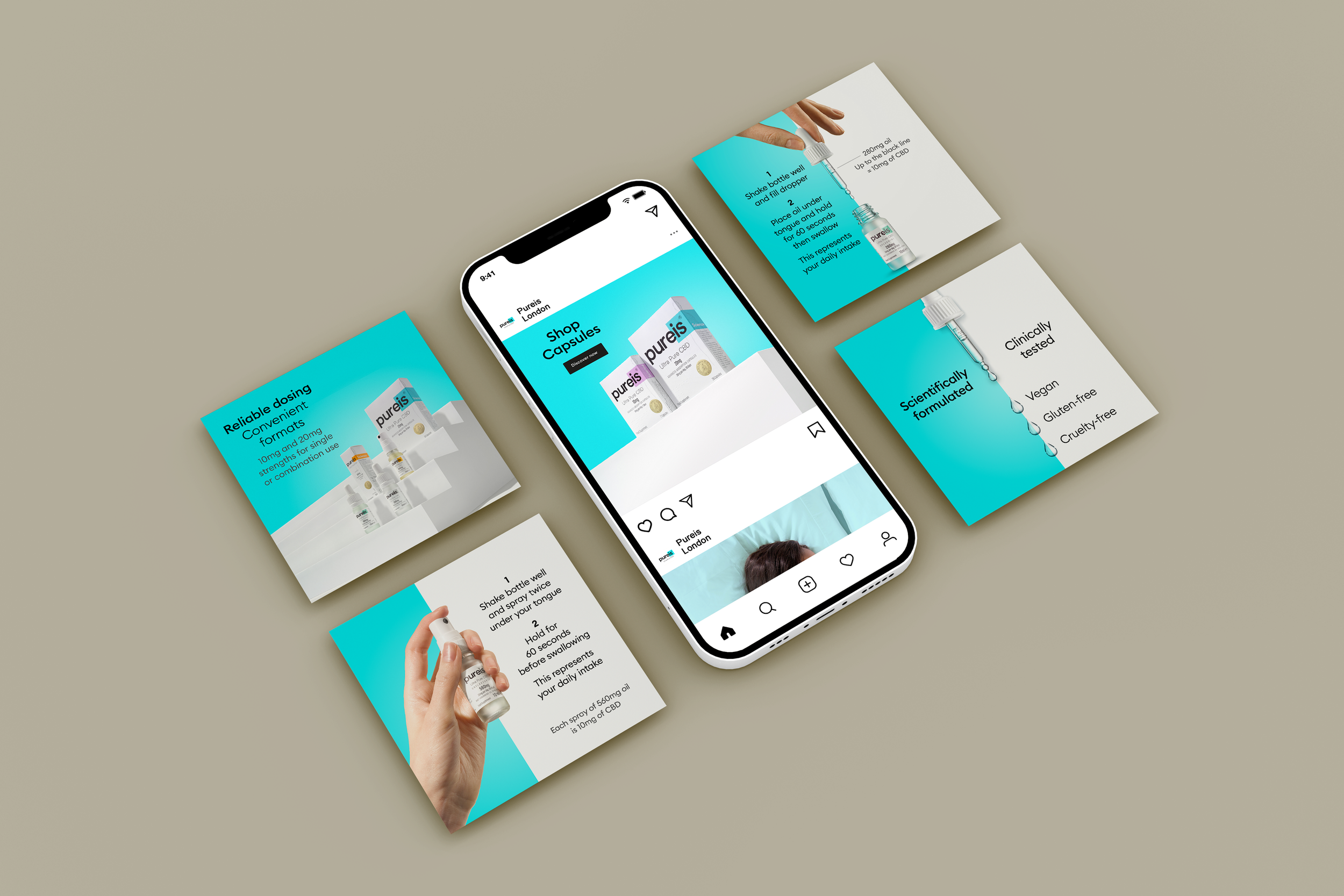 Pureis - Social media assets