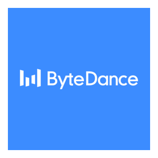 ByteDance logo on a blue background.