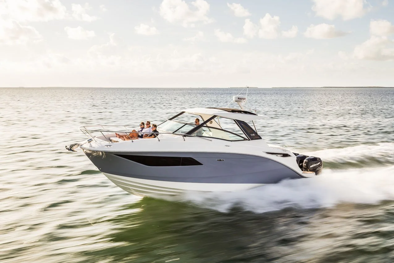 Dramatically Faster at On-Plane Speeds with Sharrow Propellers on this Sea Ray 320