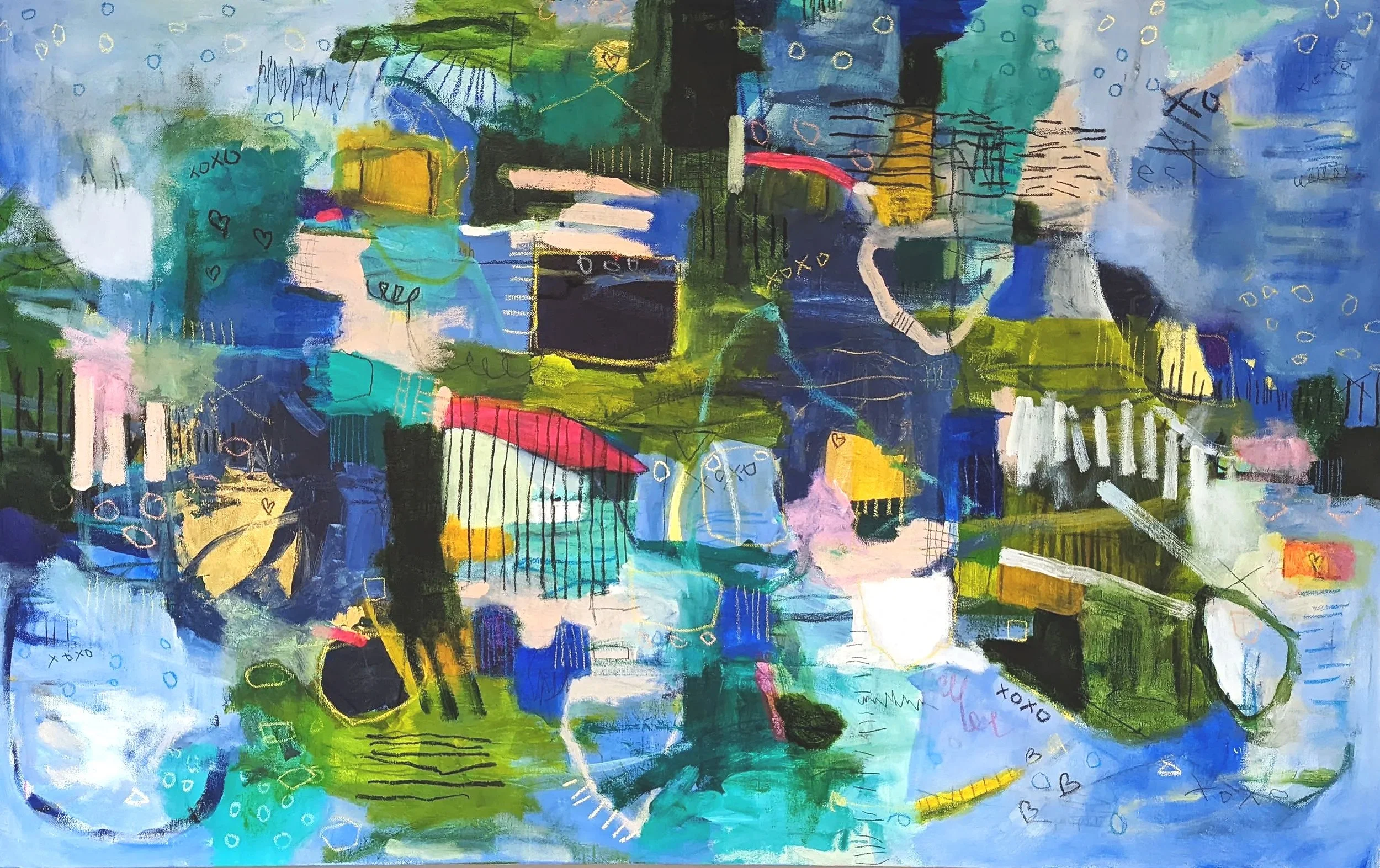 Treasure In The Blue Lagoo
30x48
