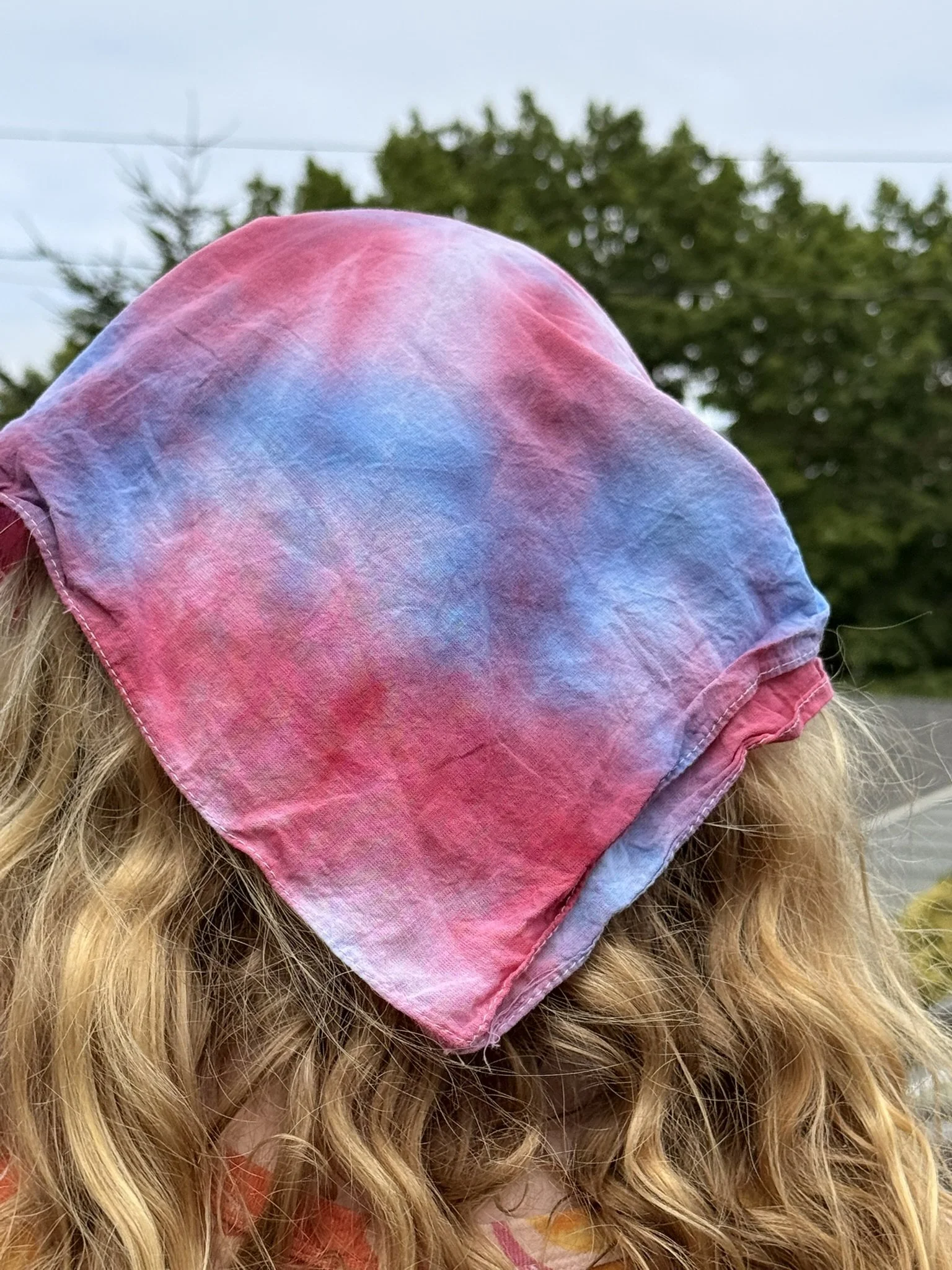 American flag swirl bandanna