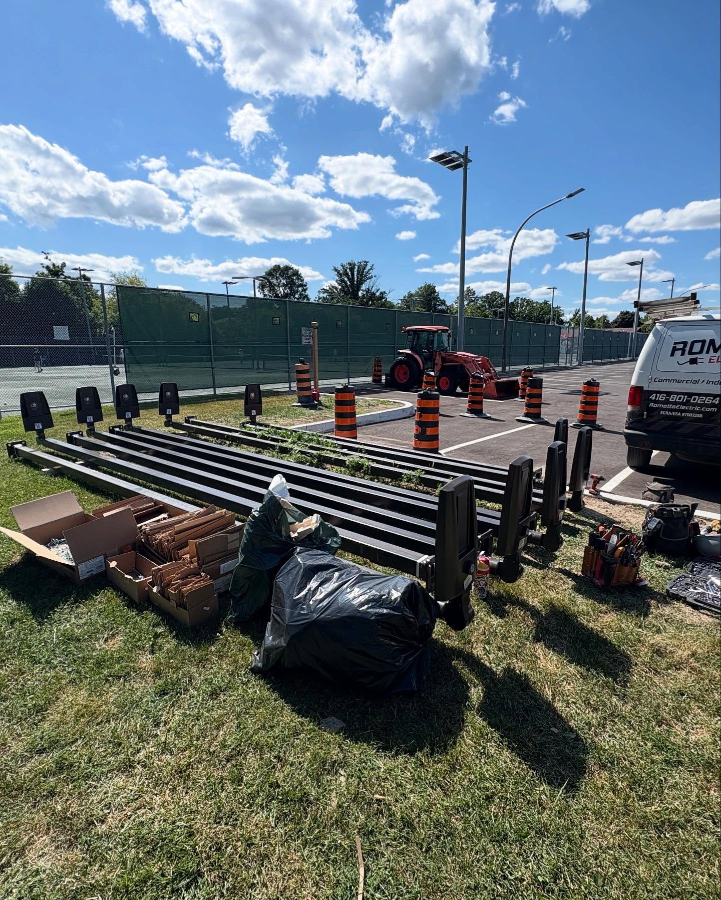 Rometta electric lighting project lay down
