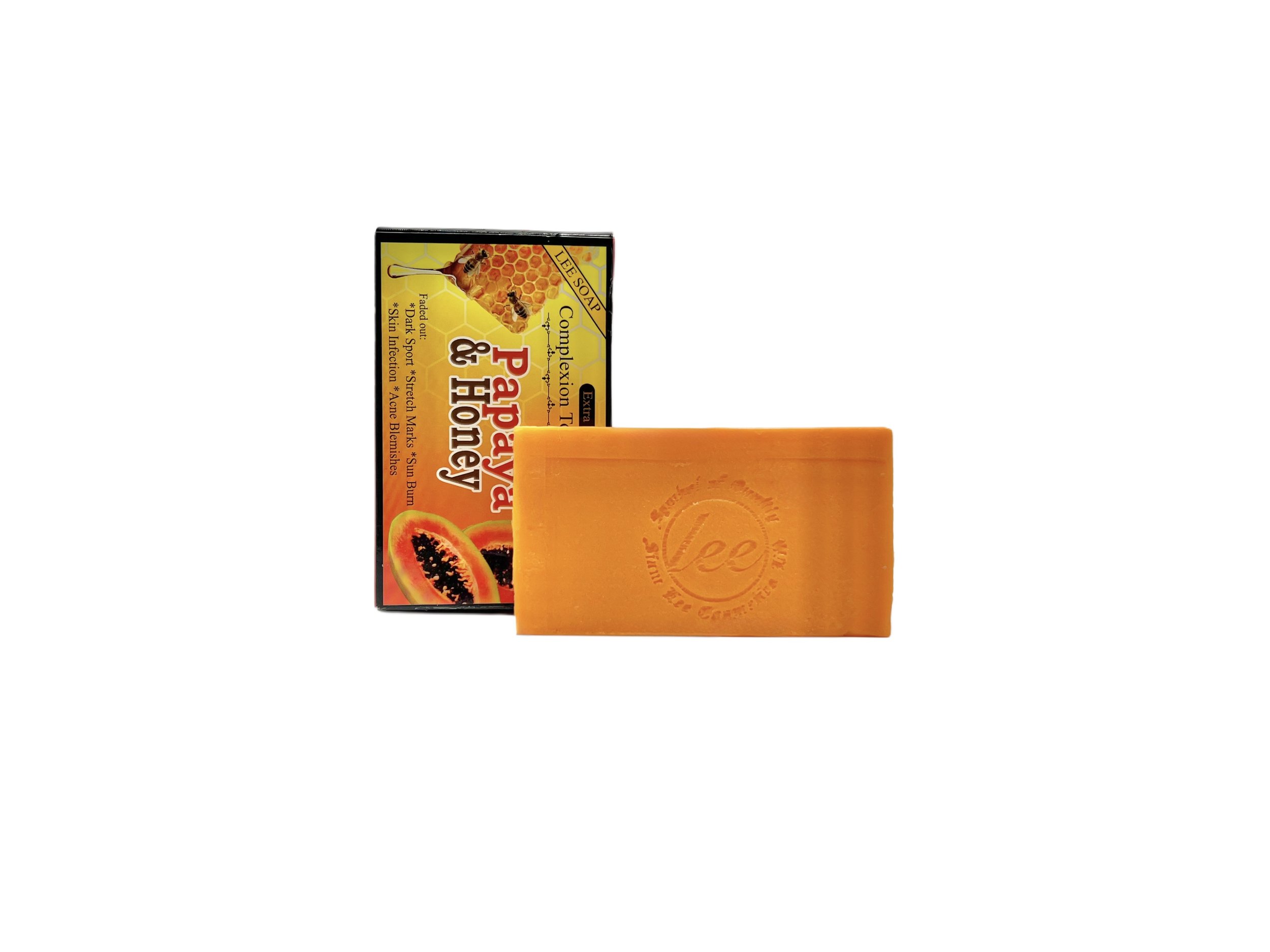 Papaya-Honey Kojic Soap Lee – Whitening, Brightening, Deep Cleansing, Face & Body