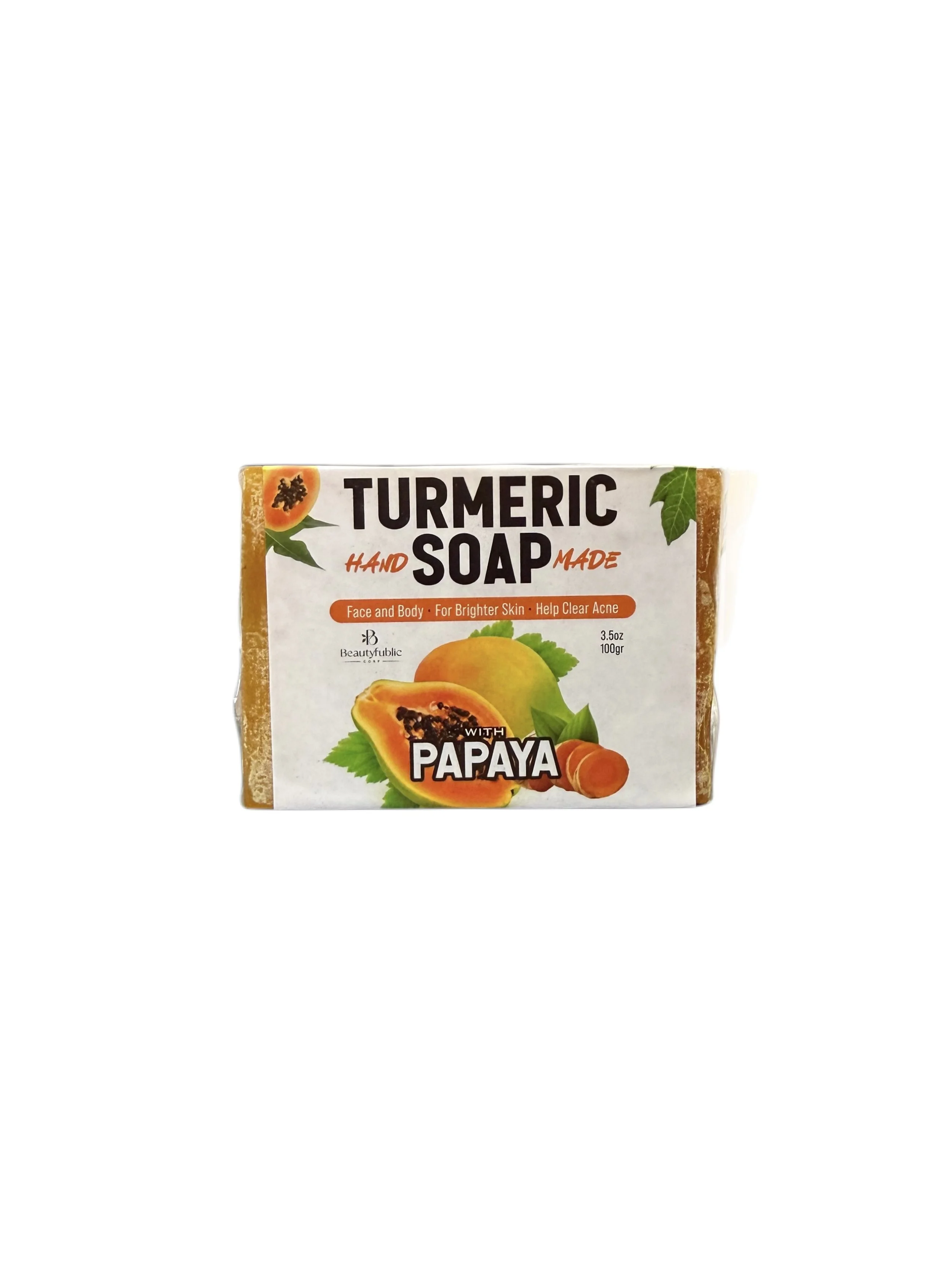 Beautyfublic Turmeric Soap [Papaya]