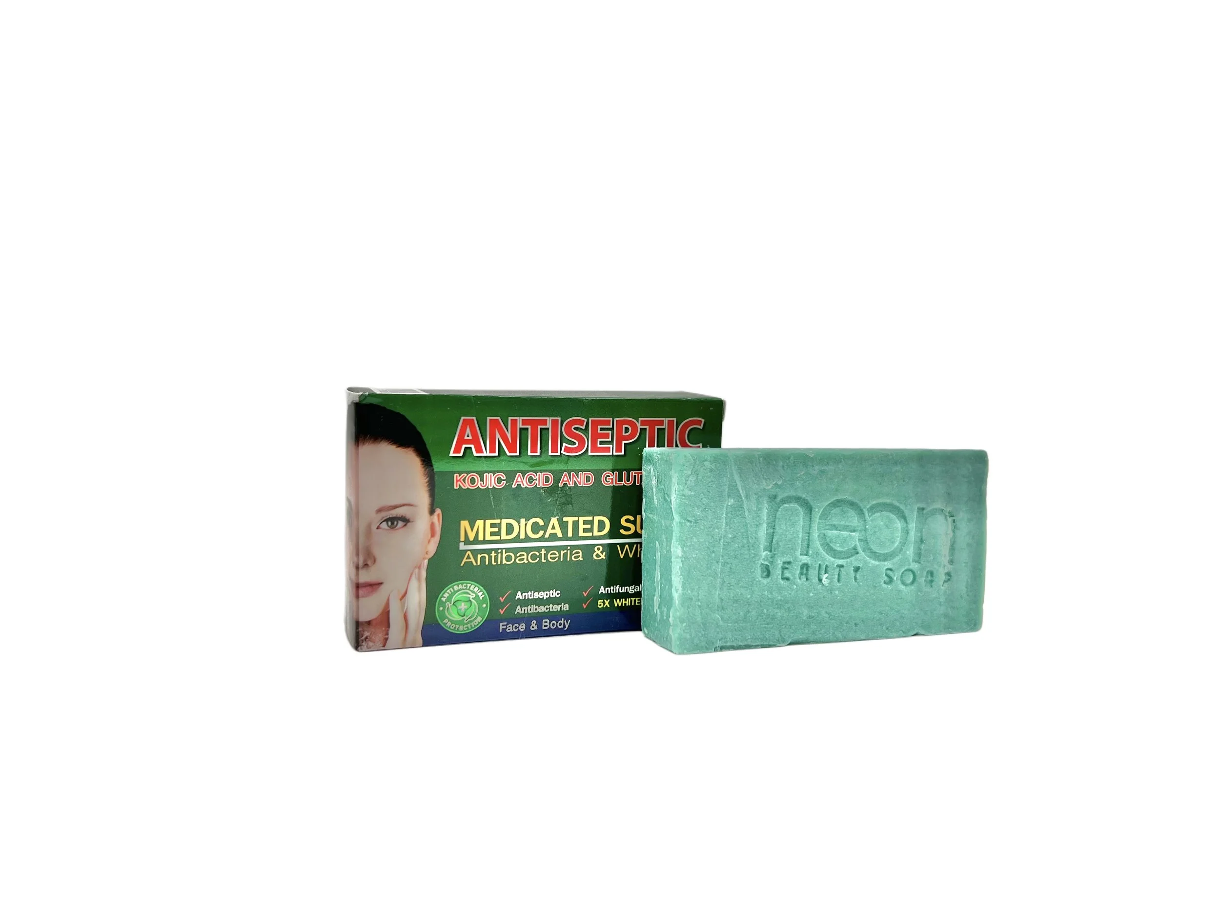 Medicated Sulfur Kojic Bar Soap – Whitening, Brightening, Deep Cleansing