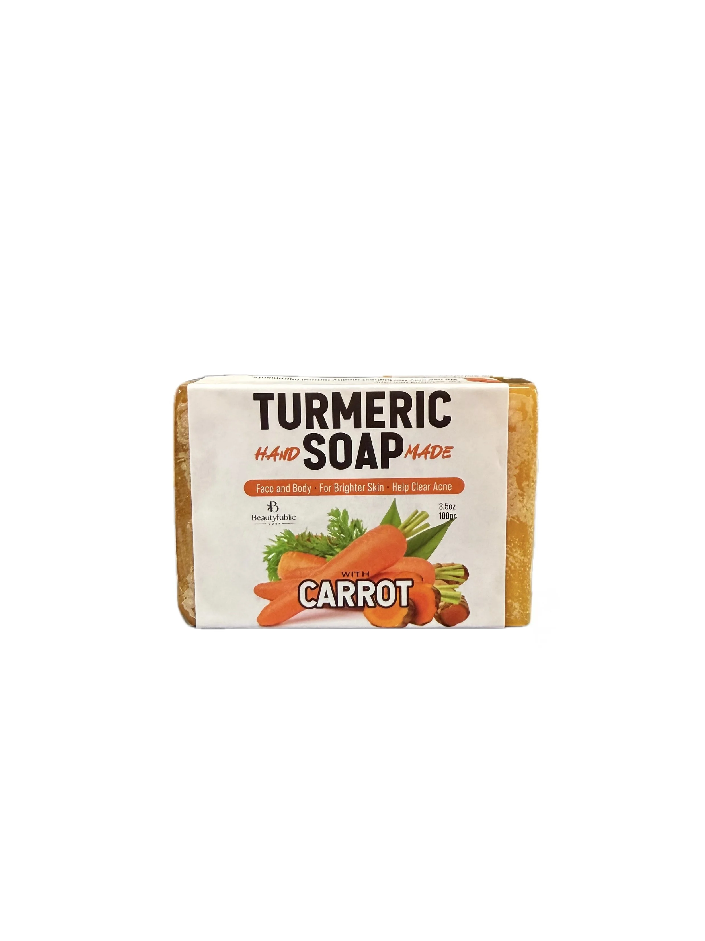 Beautyfublic Turmeric Soap [Carrot]