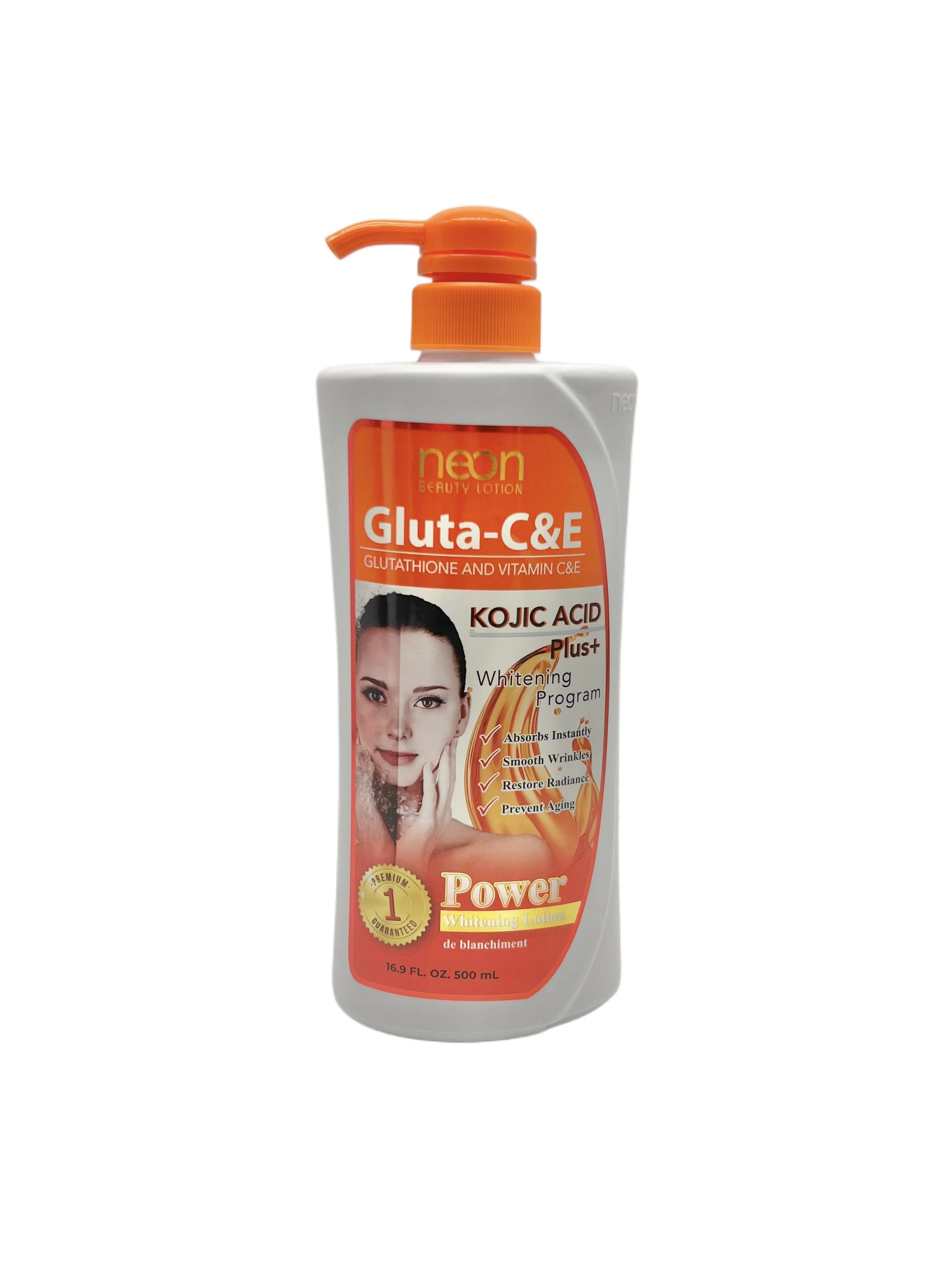 Kojic Acid Neon Whitening Booster Lotion 500ml [Power Gluta C&E]