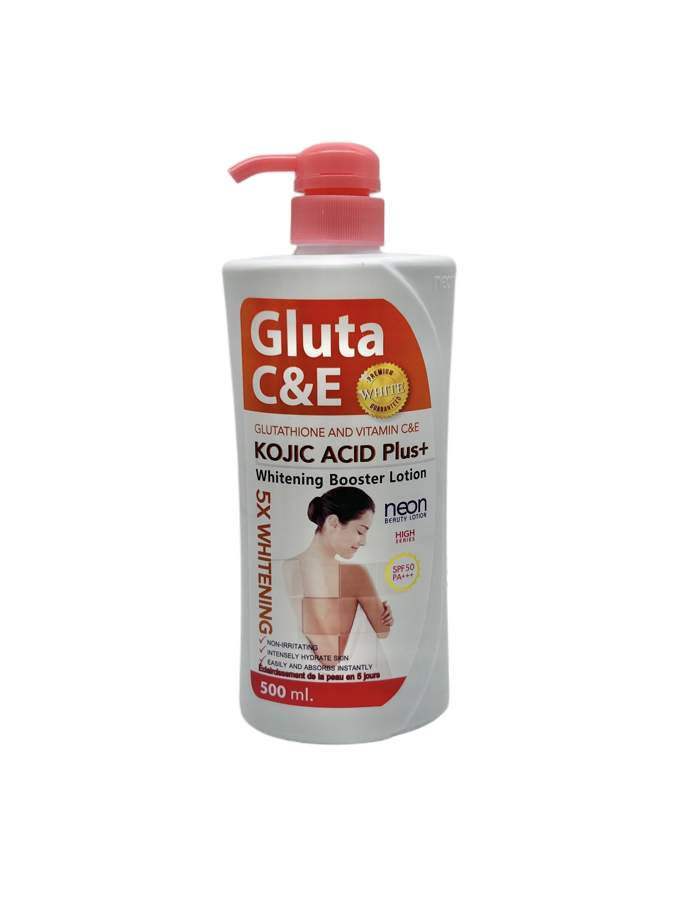 Kojic Acid Neon Whitening Booster Lotion 500ml [Gluta C&E]