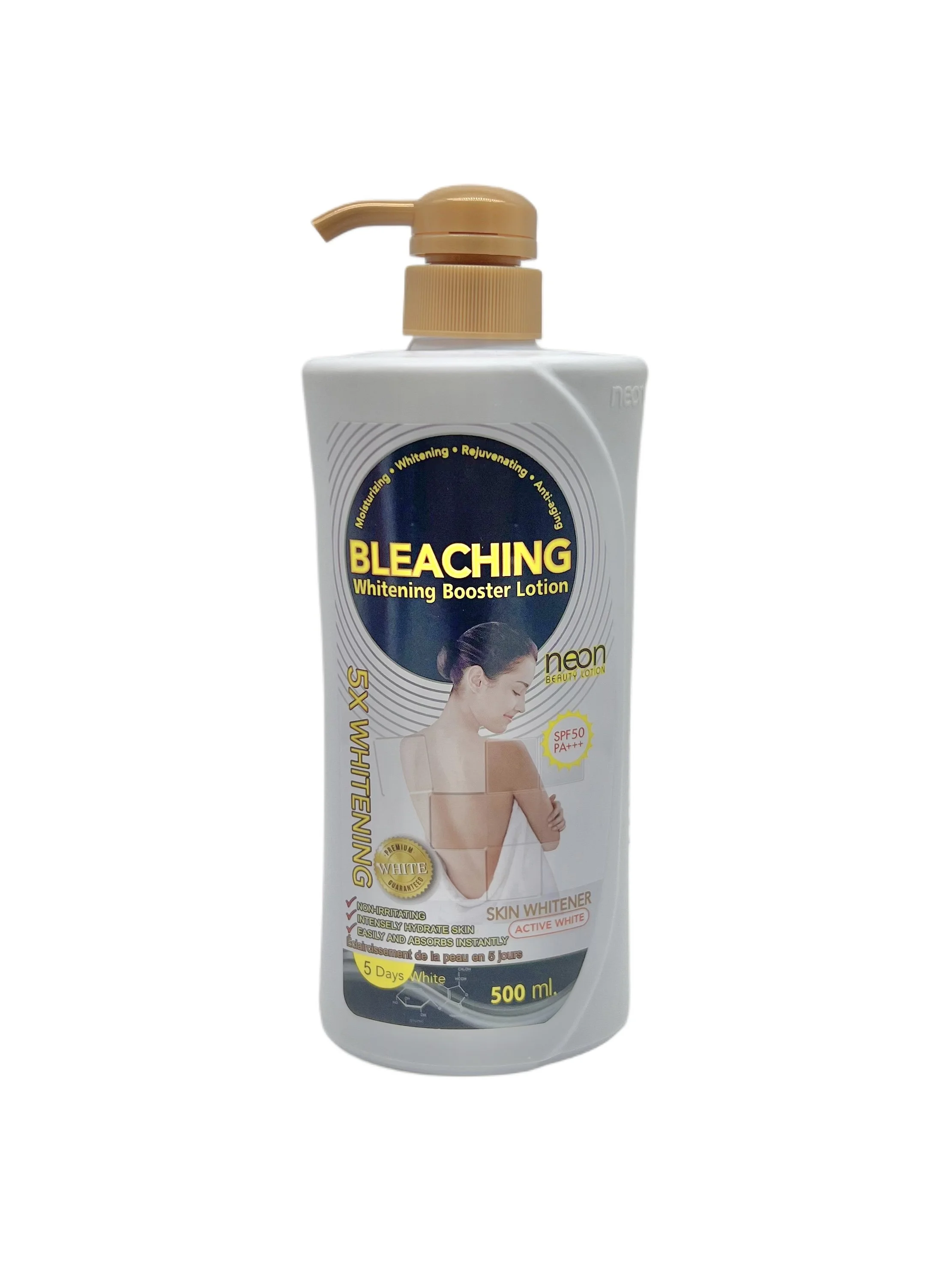 Kojic Acid Neon Whitening Booster Lotion 500ml [Bleaching Black]