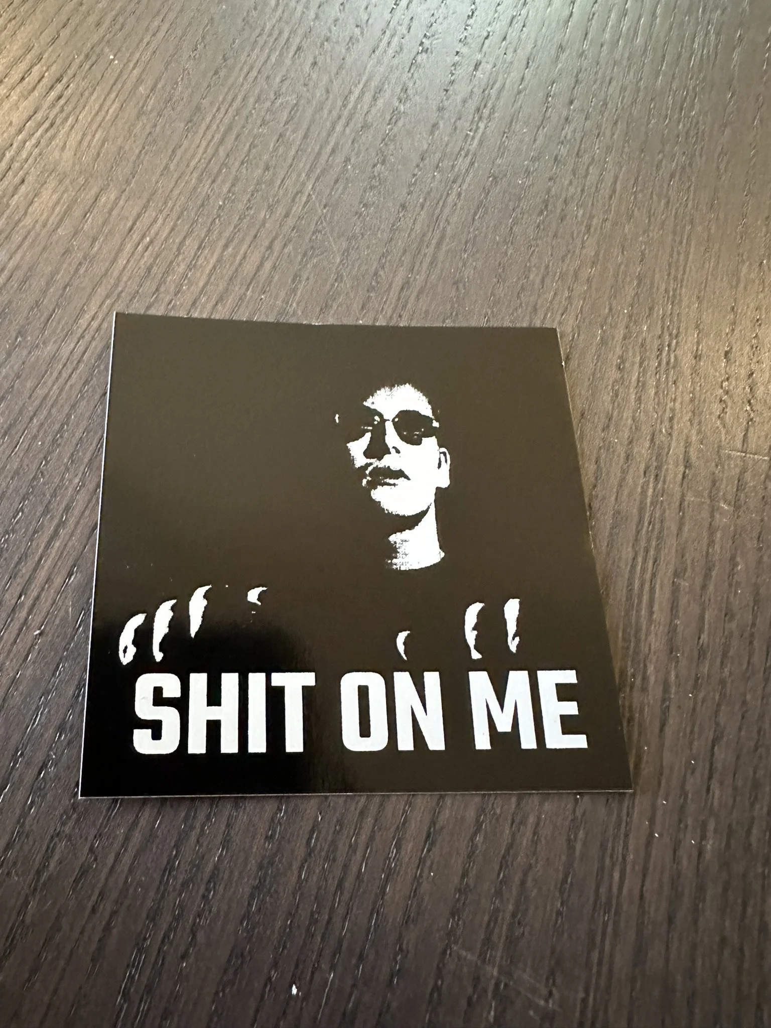 Hackers Shit On Me Sticker