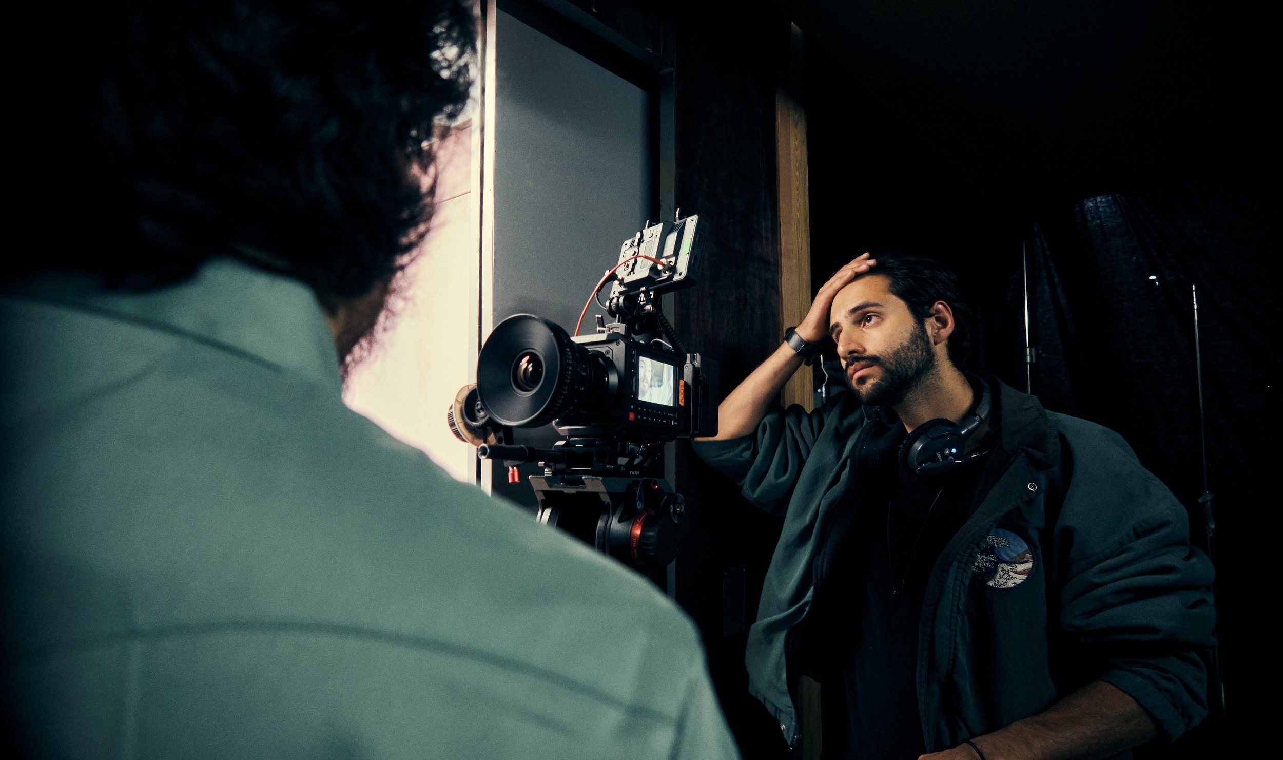Behind the scenes.