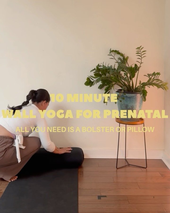 .
Pregnancy comes with a lot of changes and sometimes that includes a lot of swollen feet. 💛

Legs Up the Wall (Viparita Karani) is a gentle, restorative pose that can help reduce swelling, ease lower back tension, improve circulation, while calming