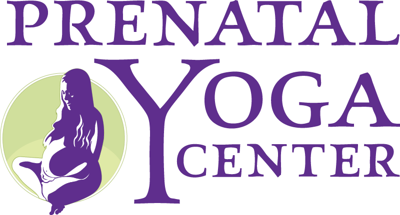 Logo for the Prenatal Yoga Center of New York City. Los Angeles licensed instructor of the Prenatal Yoga Center.