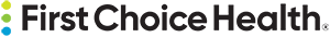 Faint text saying 'First Choice Health' in a black font at the top of a light-colored background