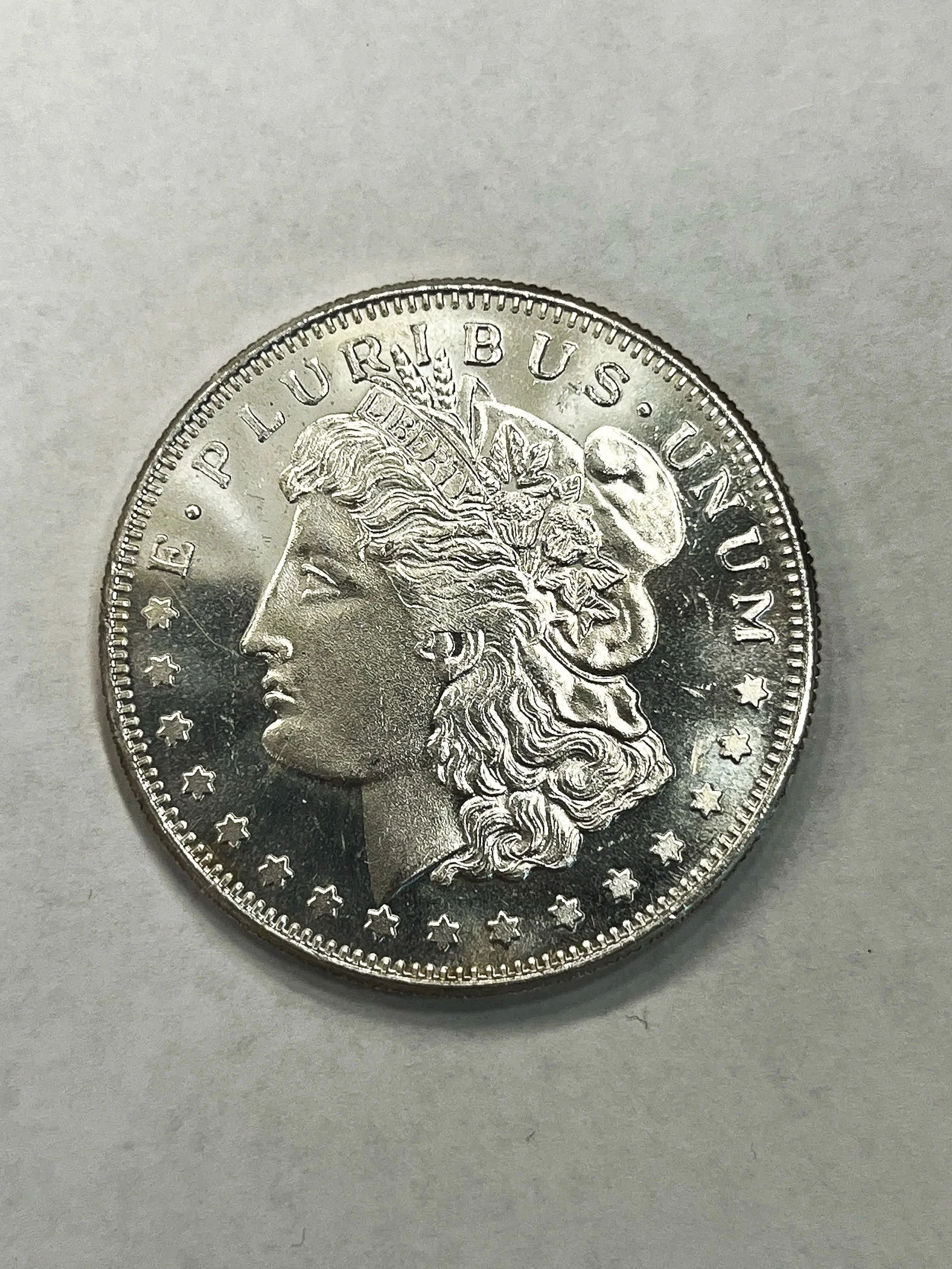 Vintage Morgan Design Silver Round – 1 oz .999 Fine Silver