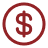 Dollar - Circle Icon