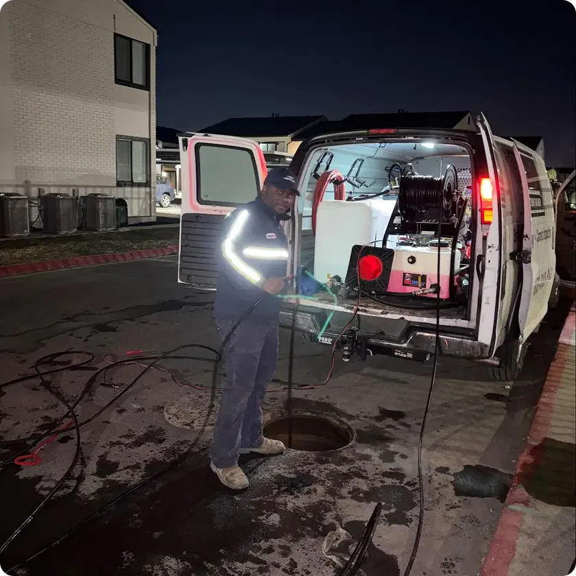 Your Drain Guy providing after hours services.