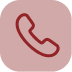 Icon of a pink phone receiver.