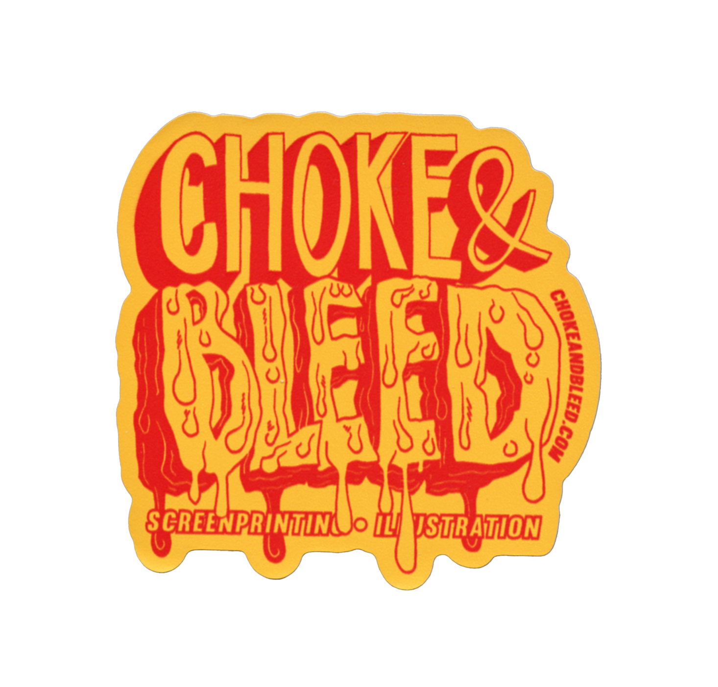 CnB drippy logo sticker