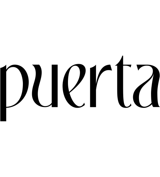 The word 'Duerta' written in black cursive font on a white background.
