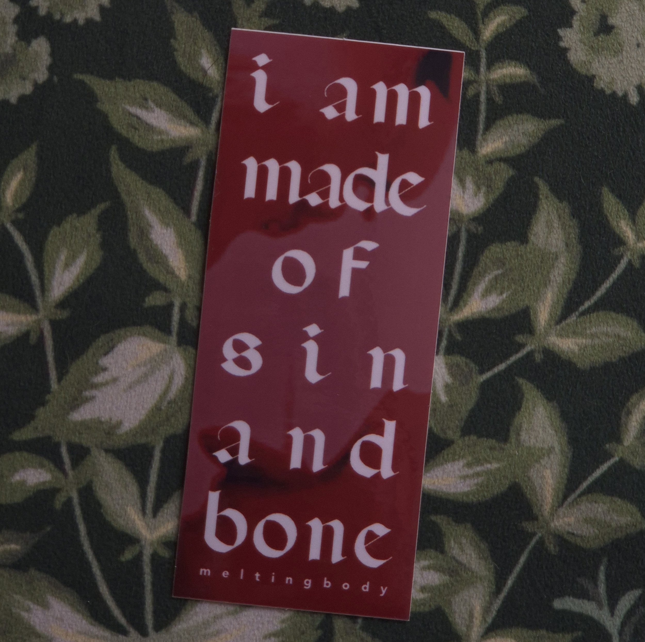 Sin and Bone Sticker