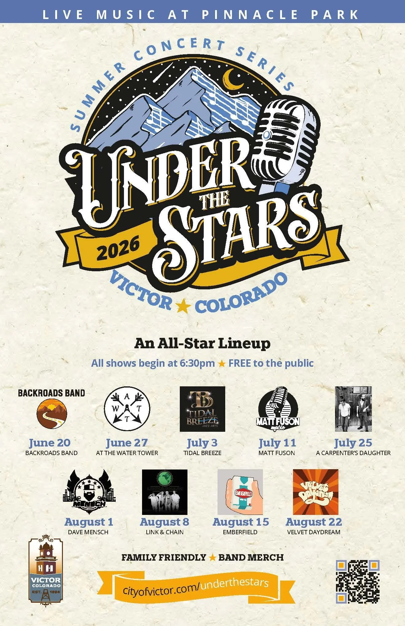 Under the Stars Summer Concert Series