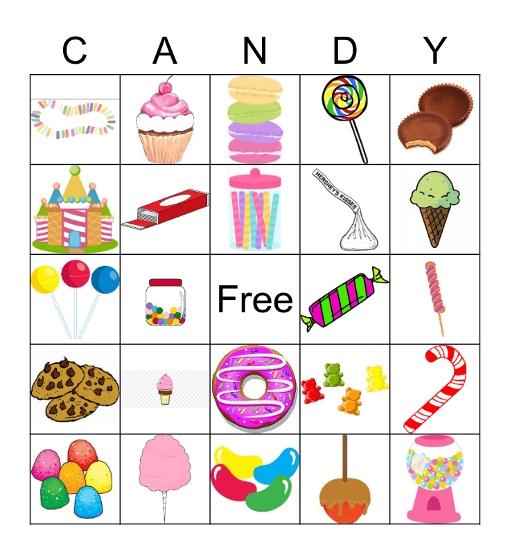 Kid's Candy Bingo