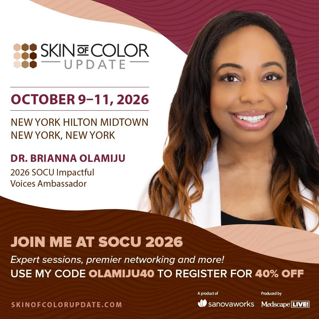 So excited to share that I&rsquo;m a 2026 Impactful Voices Ambassador for @skinofcolorupdate! 🤎

Skin of Color Update is one of my favorite conferences of the year. There&rsquo;s something really special about being in a room with incredible dermato