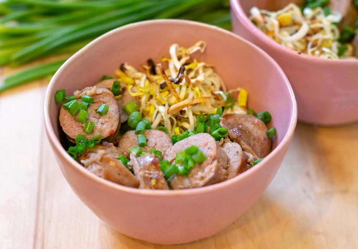 Savory Oatmeal with Sausage
