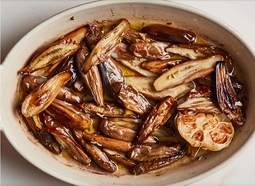 Recipe: Slow-Cooked Eggplant with Lemon and Fennel Seeds