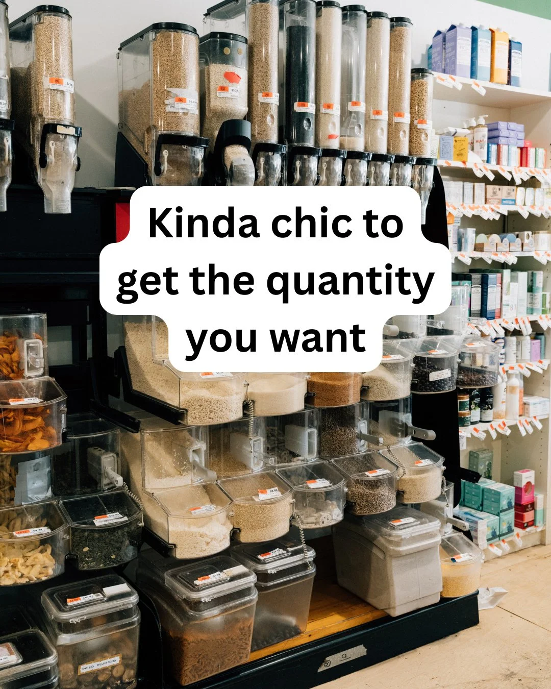 Kinda chic to join your local co-op. Visit us in person and ask about becoming a member!⁠
⁠
(💚 Thanks to @davisfoodcoop for inspiring us to hop on the trend)