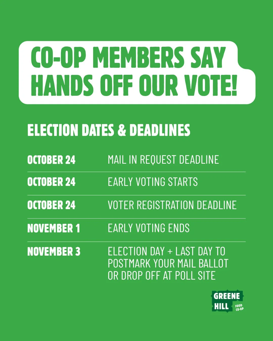 Be a voter today and demand officials count every vote in this election. ⁠
⁠
Get the latest voter information at nycvotes.org⁠
⁠
Join efforts to fight back against attempts to sabotage our elections at  https://www.handsoffnyc.com/our-vote⁠