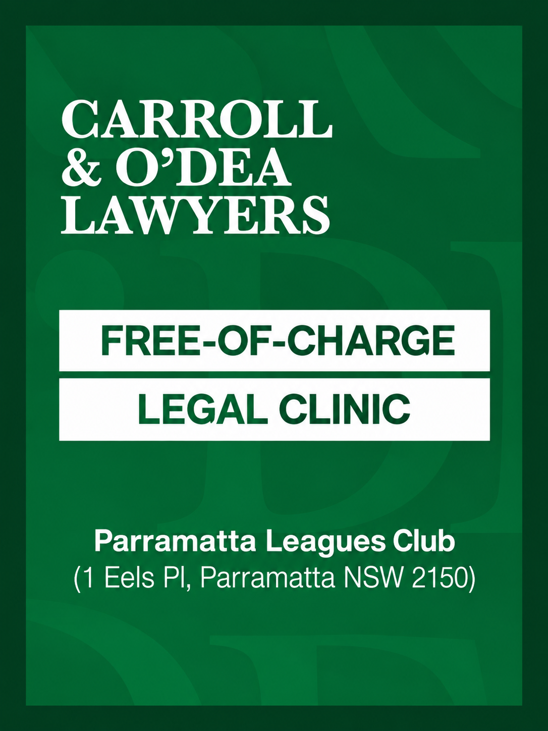Free-of-Charge Legal Clinic