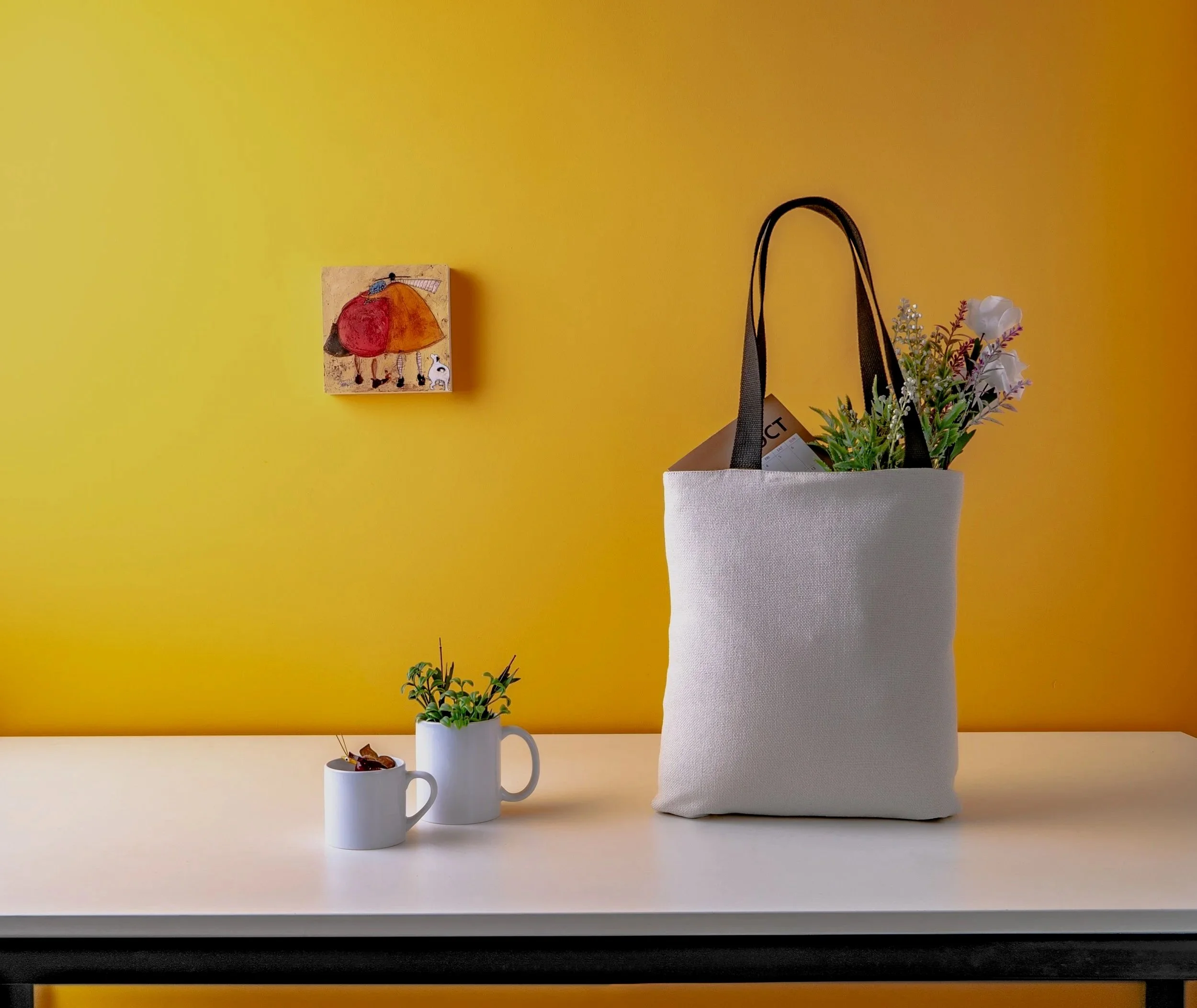 Sew a stylish, reusable tote bag while learning basic bag construction, fabric preparation, seams, and finishing techniques at Stitch & Sip.