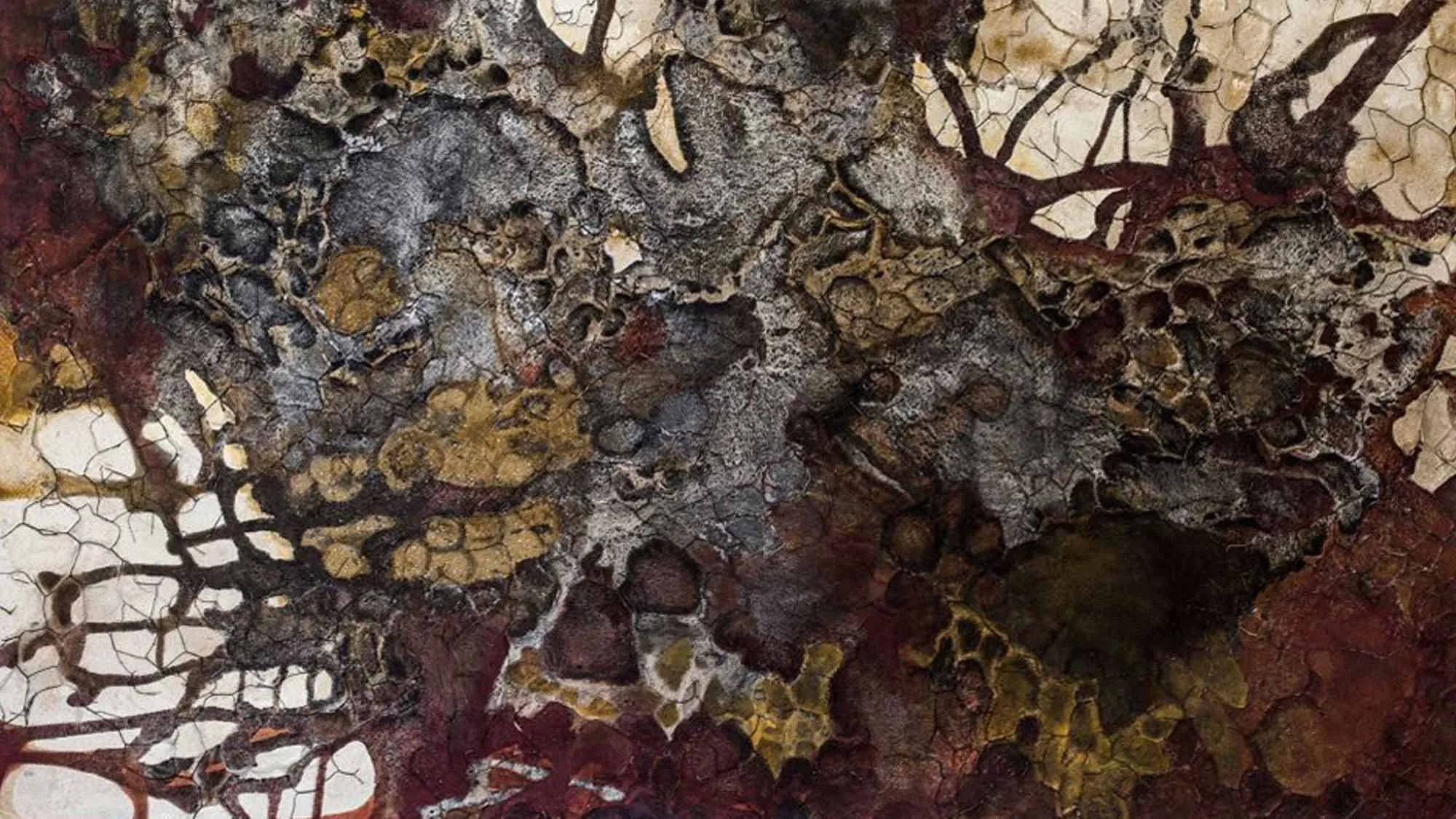 Aftermath, painting, 130x190x8cm, 1990-2010