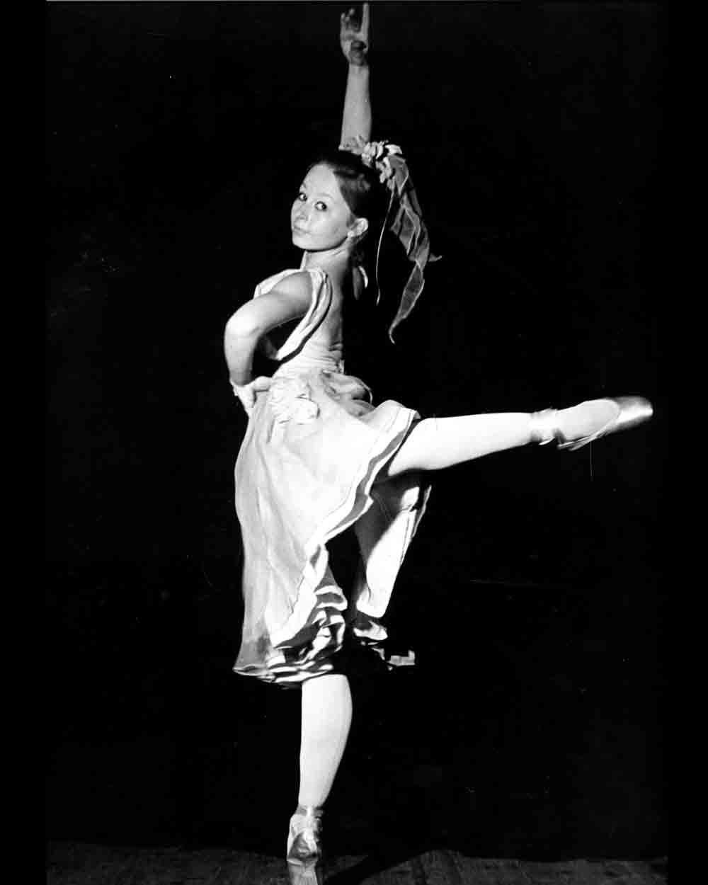 Marian Bruce, age 17, performing Concertina, Ballet Rambert, 1963