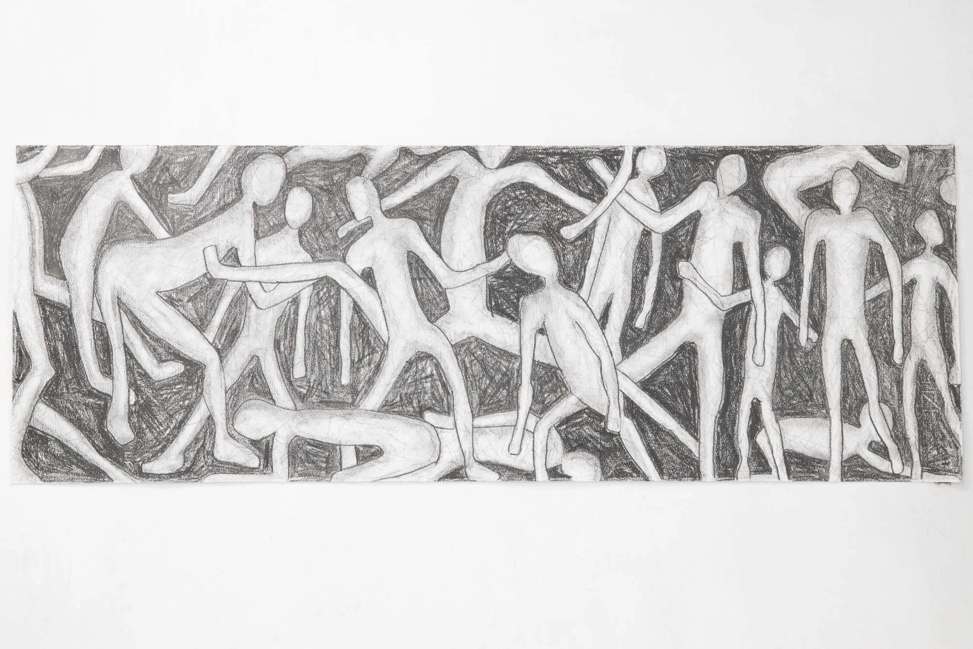 Study for Burial , 2023, 25x70cm OPT