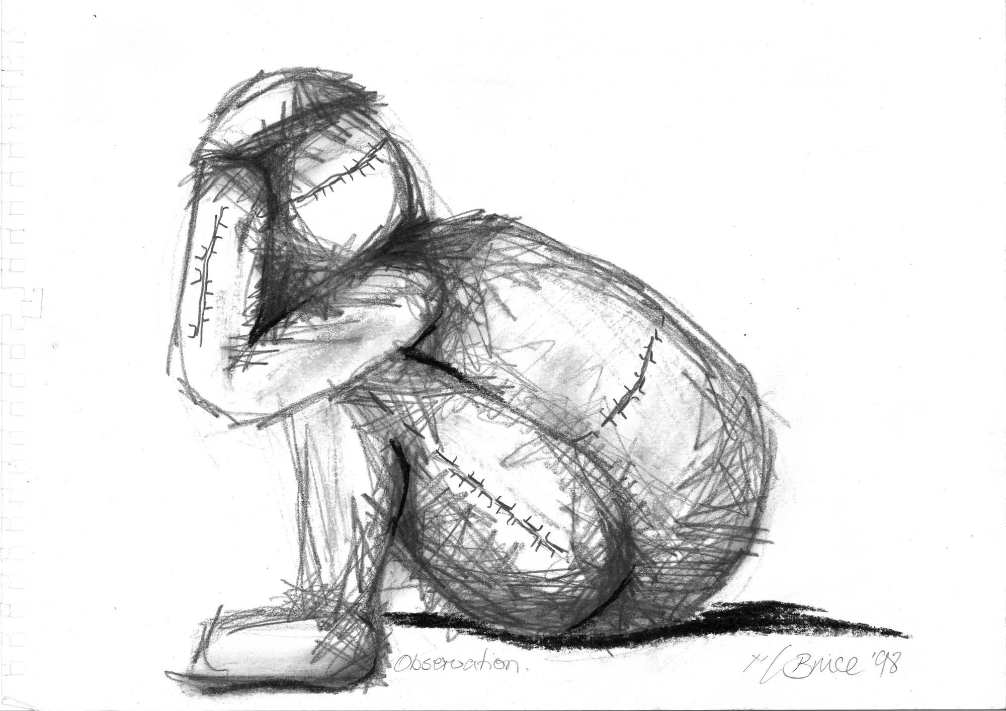  Figure , 1998, 21x29cm OPT