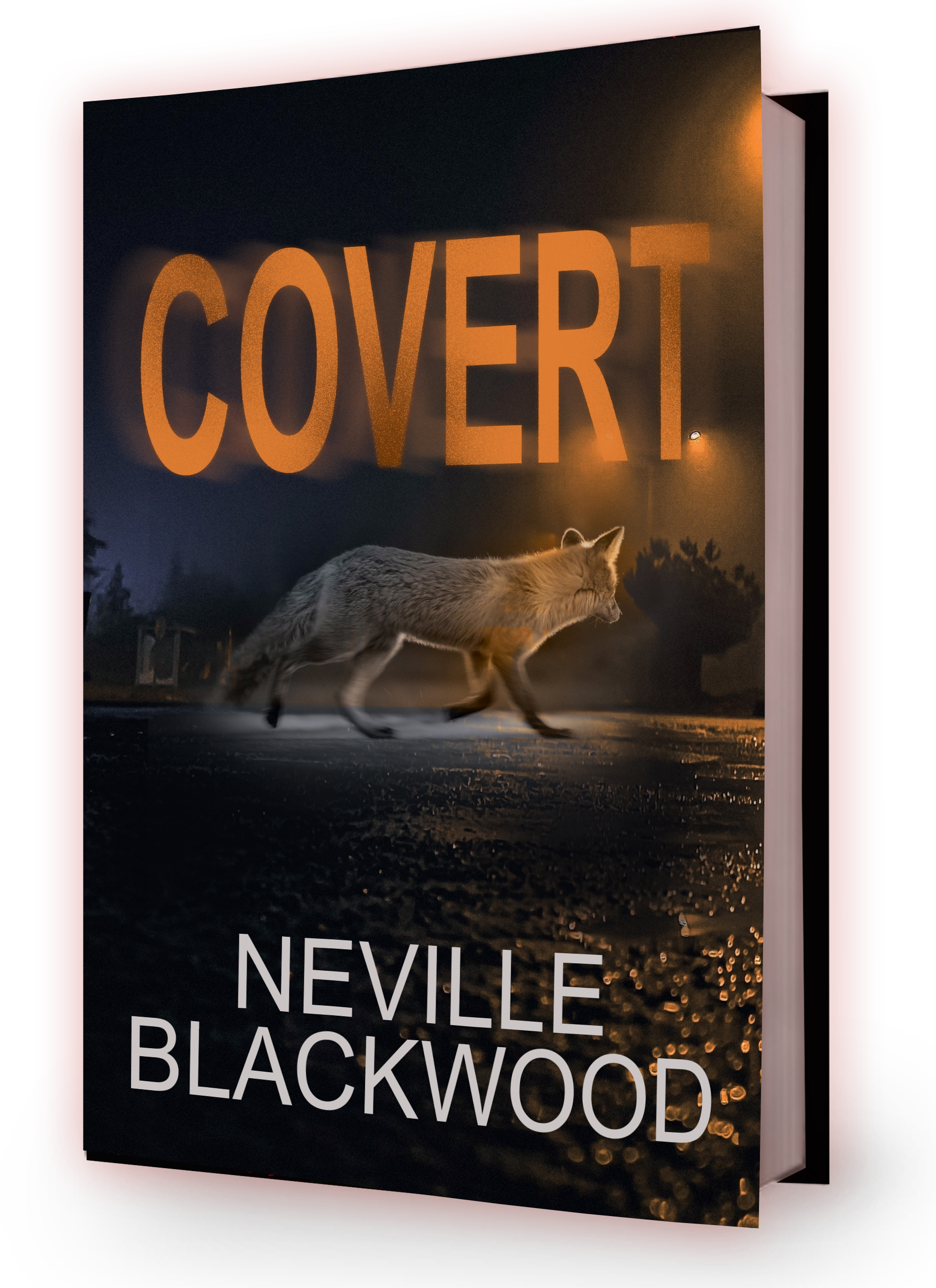 Cover of Covert by Neville Blackwood, a crime thriller set in 1990s London