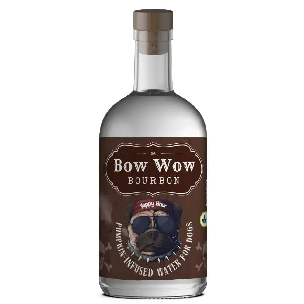 Bow Wow Bourbon – the original non-alcoholic “Dog Bourbon” made just for pups!