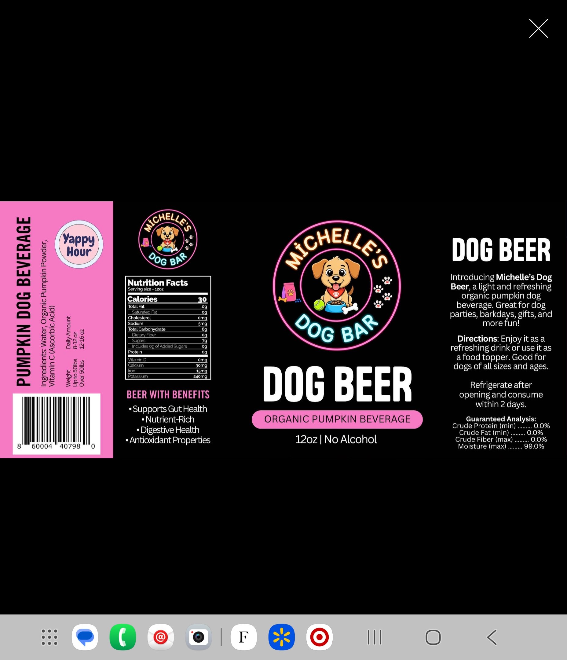 Michelle's Dog Bar Beer