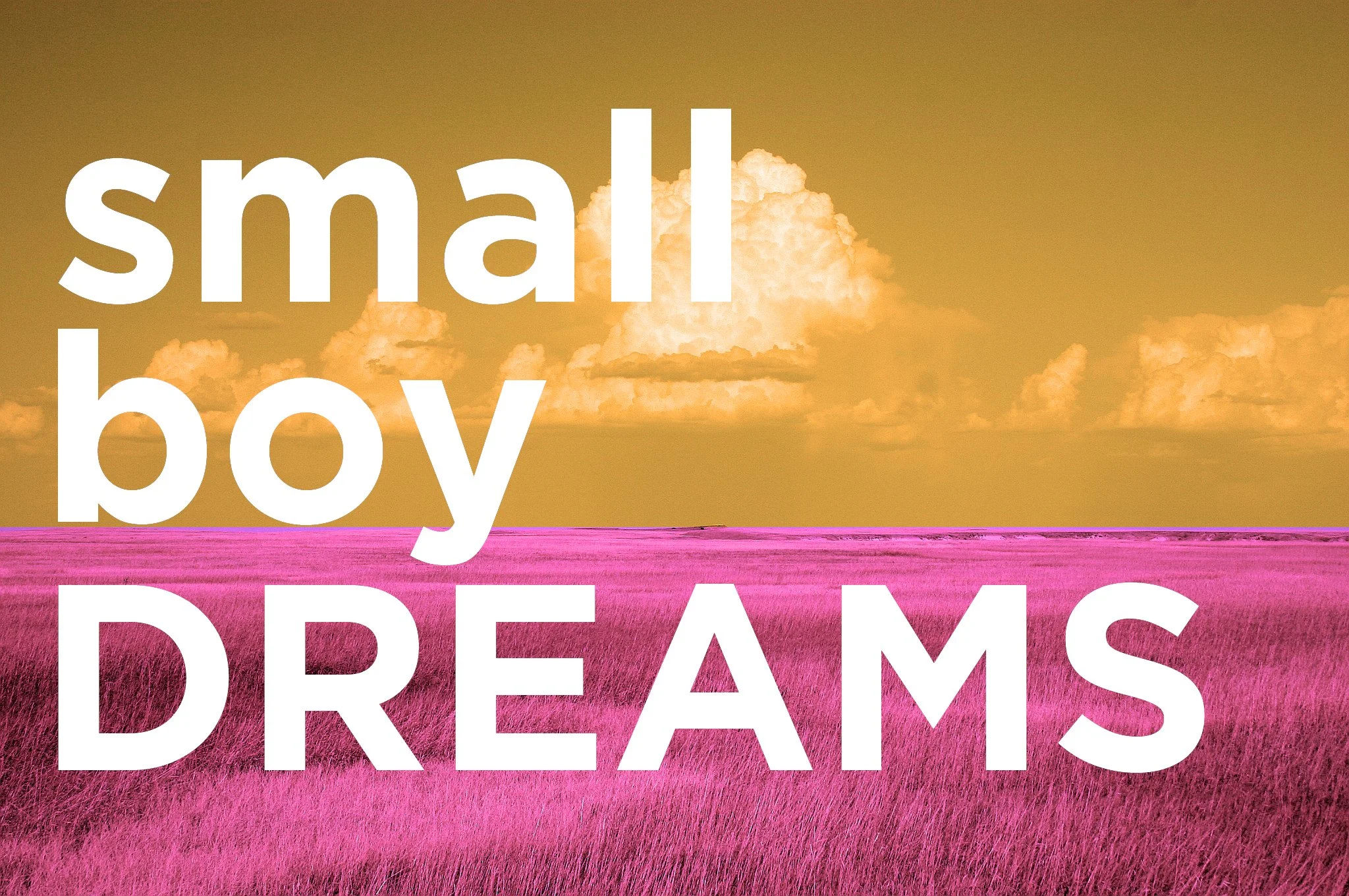Key Art for 'Small Boy Dreams' by Kelly Handerek (Curtain Razors, The Grand Theatre, Rose Bruford College)