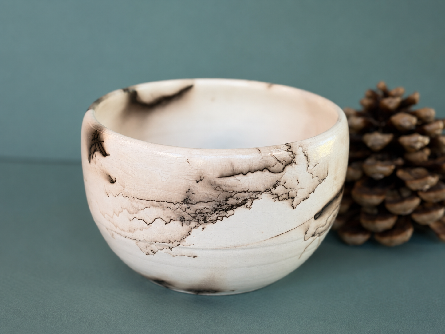 Horsehair Raku Vessel 012