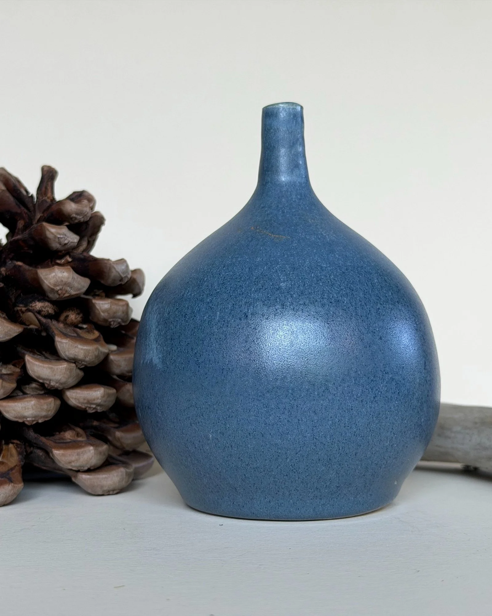 Dusty Blue Bottle/Bud Vase