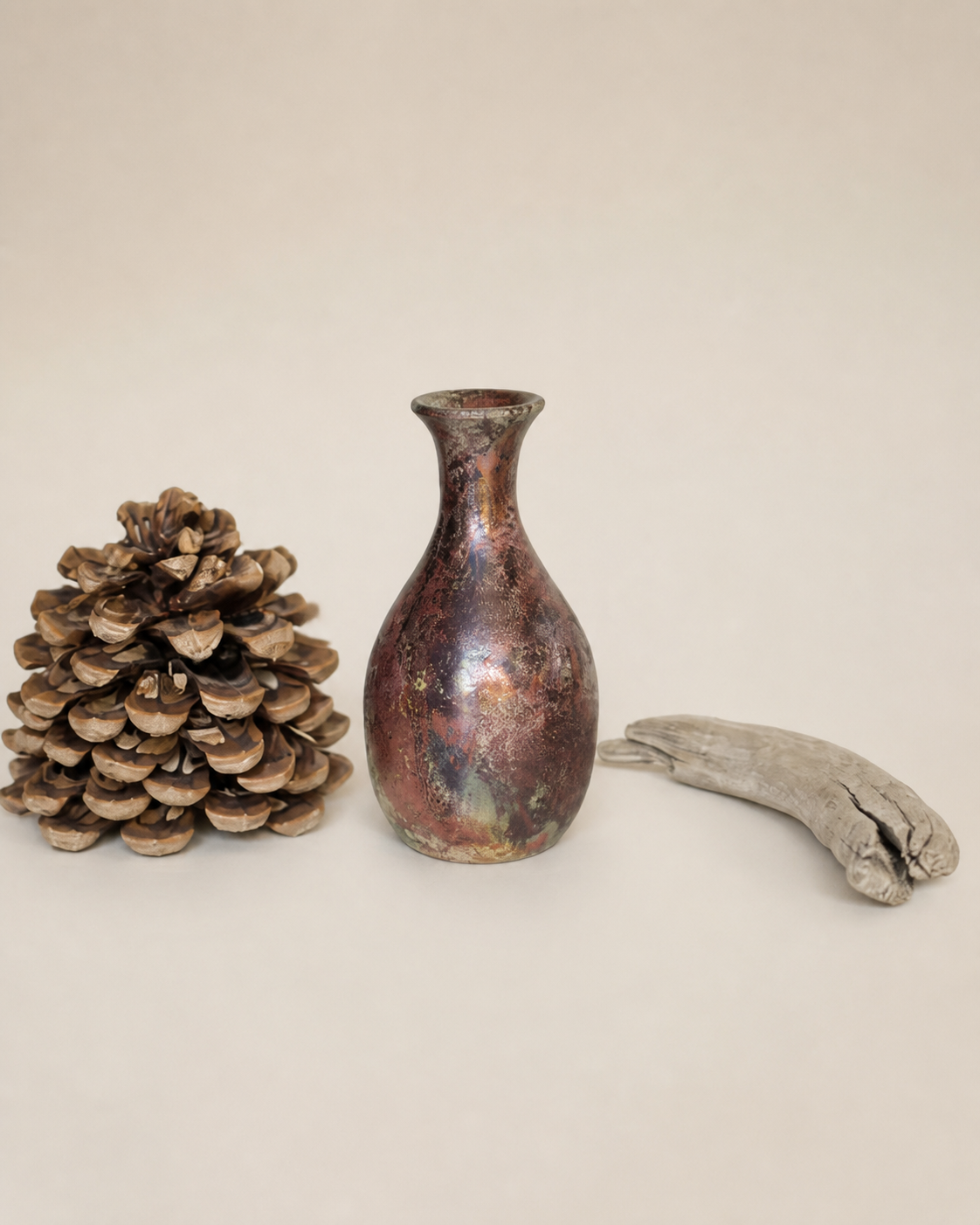 Raku Bottle Form