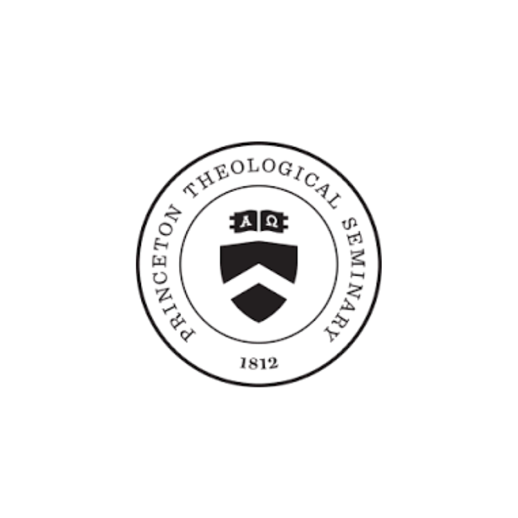 A circular logo with a black background, featuring a shield in the center and Greek letters, surrounded by a blue gradient section on the right.