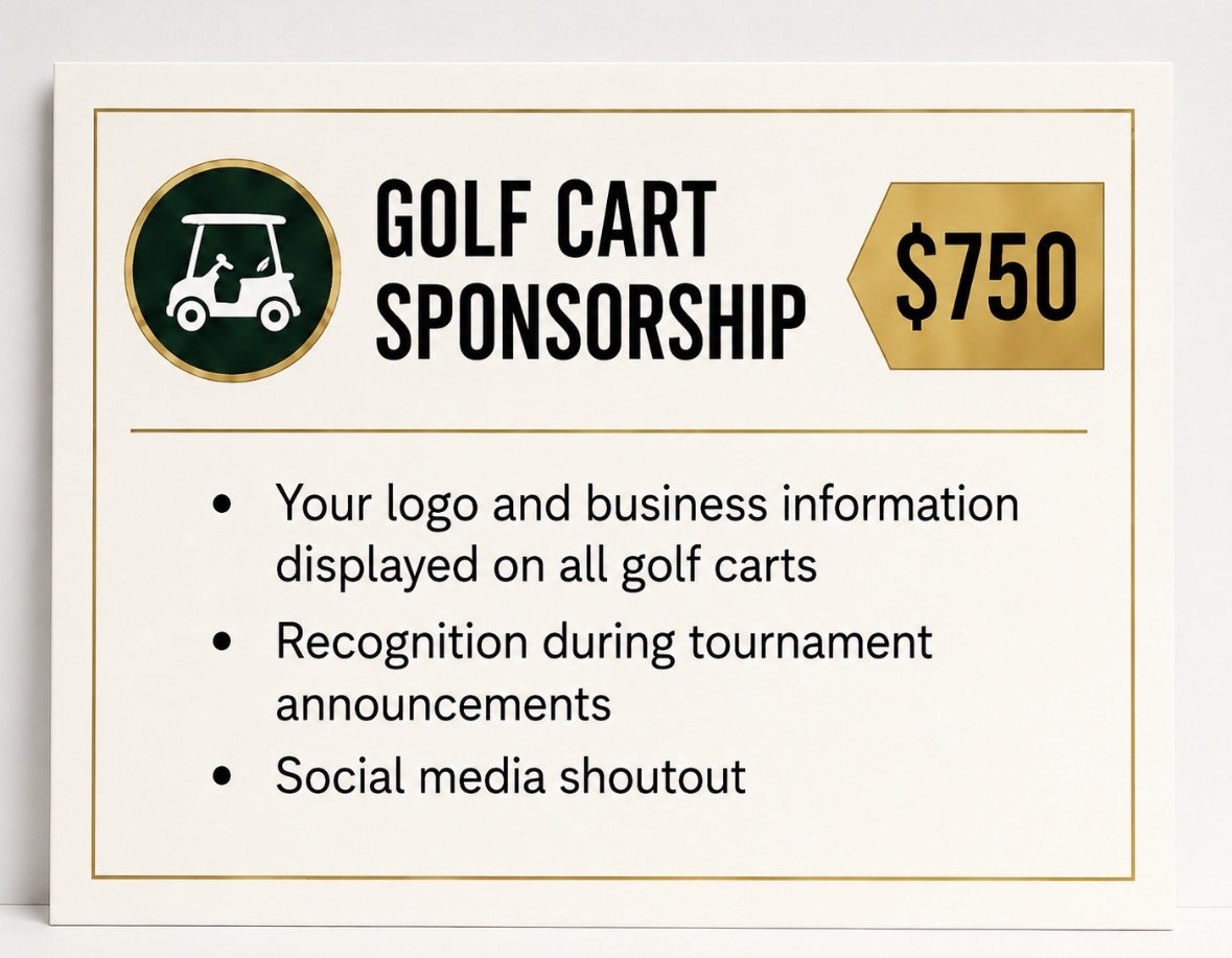 Golf Cart Sponsorship